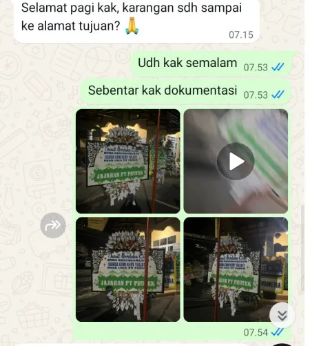 Pengiriman Papan Bunga Selamat Girirejo Tirtomoyo